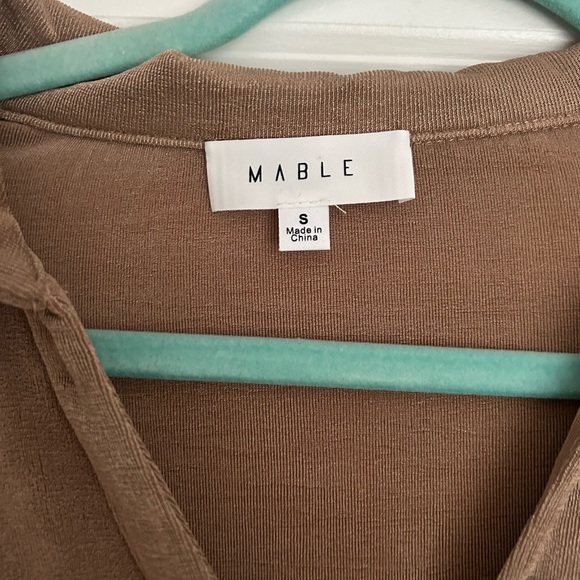 Brown collared Dress with Cut Outs - Picture 2 of 2